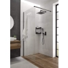 Kabina prysznicowa walk-in 100 cm, Deante, nero