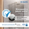 Ścianka prysznicowa walk-in 100 cm - przesuwna, Deante, chrom