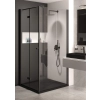 Ścianka prysznicowa / walk-in systemu Kerria Plus 90 cm, Deante, nero