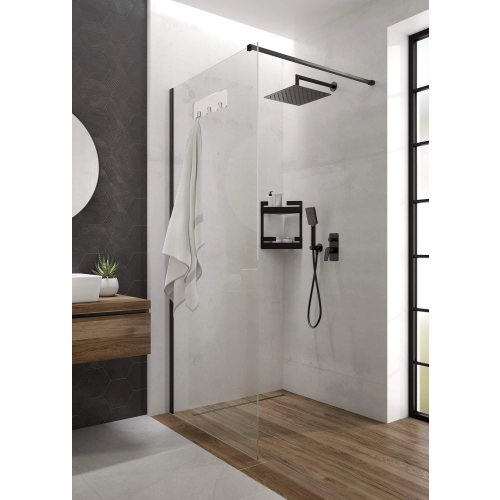 Kabina prysznicowa walk-in 100 cm, Deante, nero