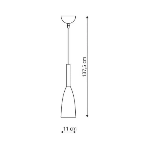 Lampa wisząca SOLIN złota 1x60W E27 Light Prestige