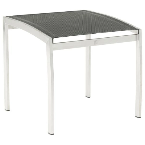 Taboret Oviedo stal nierdzewna/tekstylen