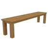 Ławka ogrodowa Oxford 2 osobowa 150cm Recycled Teak