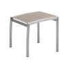 Taboret Oviedo stal nierdzewna/tekstylen