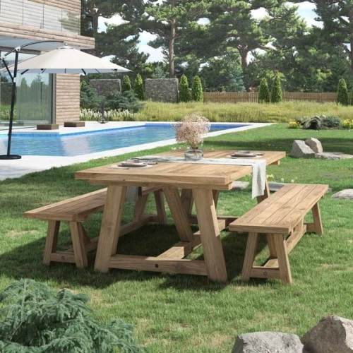 Ławka ogrodowa Marbella 4 osobowa 240cm Teak