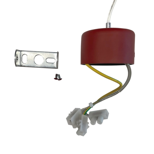 Lampa wisząca Lungo 1 czerwona 1xG9