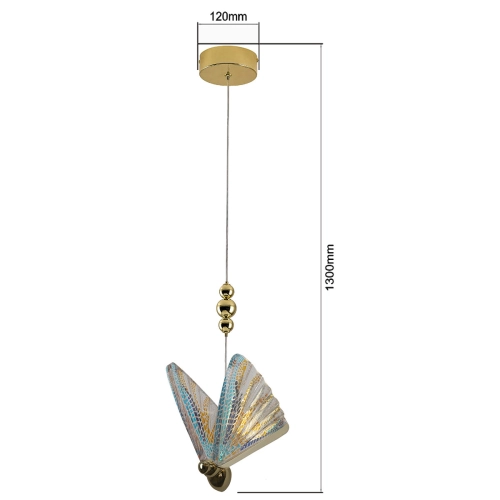 Lampa wisząca Mariposa 1 mix kolor LED CCT