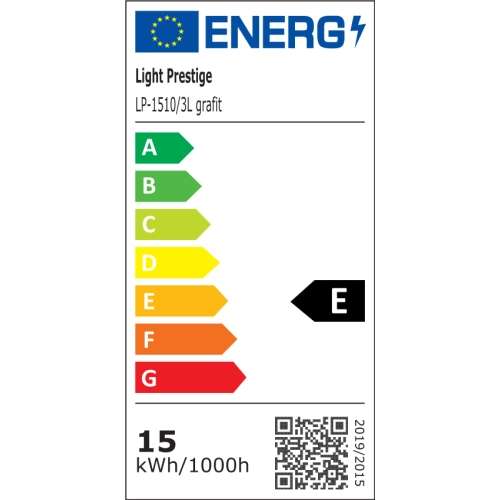 Lampa wisząca Ambiente 3 grafitowa LED CCT