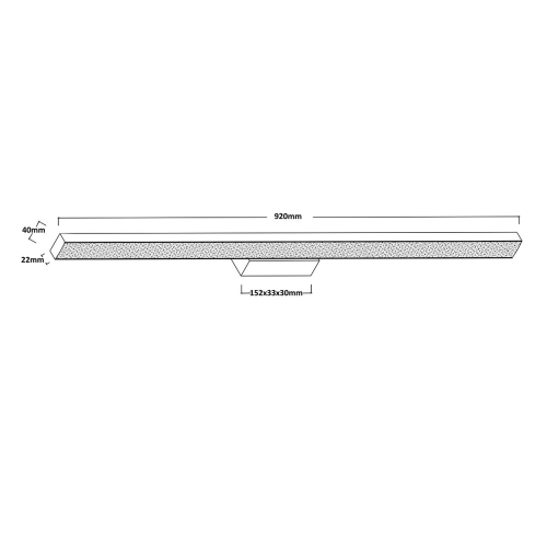 Kinkiet Aqua 92 cm biały IP44 LED CCT