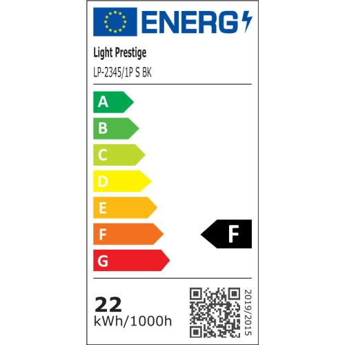 Lampa wisząca Meleca S czarna LED 4000K