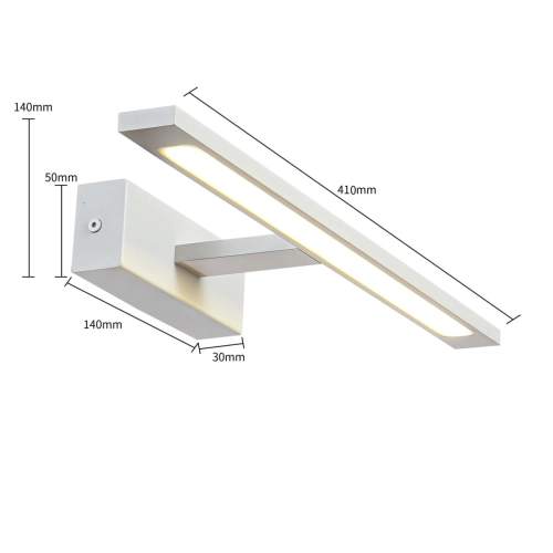 Kinkiet Isla biały 41cm IP44 LED CCT