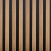 Lamele Akustyczne Dąb Naturalny Teak na Filcu 13,4 x 1,8 x 280 cm