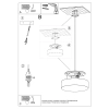 Lampa wisząca ARENA 45 szara 3x15W E27 Sollux Lighting