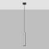 Lampa wisząca LAGOS 1 chrom 1x10W GU10 Sollux Lighting