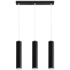 Lampa wisząca LAGOS 3 czarna 3x10W GU10 Sollux Lighting