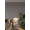 Lampa wisząca PASTELO 1 biała 1x12W G9 Sollux Lighting