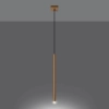 Lampa wisząca PASTELO 1 złota 1x8W G9 Sollux Lighting