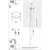 Lampa wisząca PASTELO 3P biała 3x12W G9 Sollux Lighting