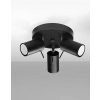 Lampa podsufitowa RING 3P czarna 3x12W GU10 Sollux Lighting