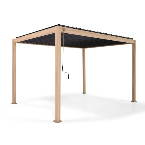 Pergola ogrodowa aluminiowa MIRADOR 111 Clasic 3 x 4 m Dąb