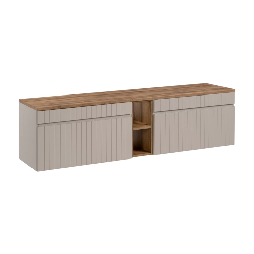 Zestaw mebli łazienkowych Cashmere / Dąb Coast Evoke SET - ICC B 180 CM   81-01 COAST EVOKE OAK