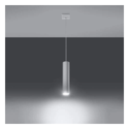 Lampa wisząca LAGOS 1 biała 1x10W GU10 Sollux Lighting