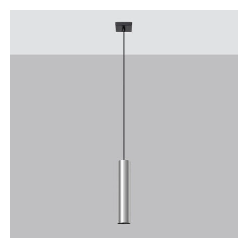 Lampa wisząca LAGOS 1 chrom 1x10W GU10 Sollux Lighting