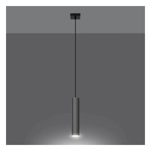 Lampa wisząca LAGOS 1 chrom 1x10W GU10 Sollux Lighting