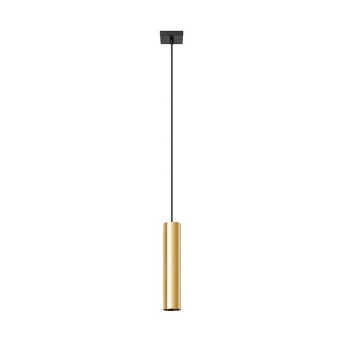 Lampa wisząca LAGOS 1 złota 1x10W GU10 Sollux Lighting