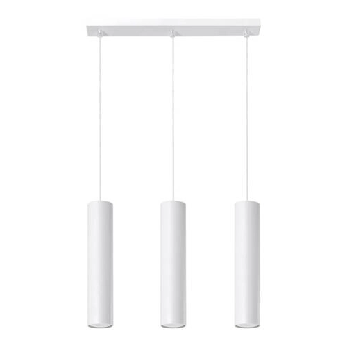 Lampa wisząca LAGOS 3 biała 3x10W GU10 Sollux Lighting