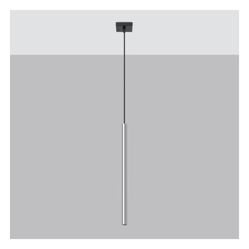 Lampa wisząca PASTELO 1 chrom 1x8W G9 Sollux Lighting