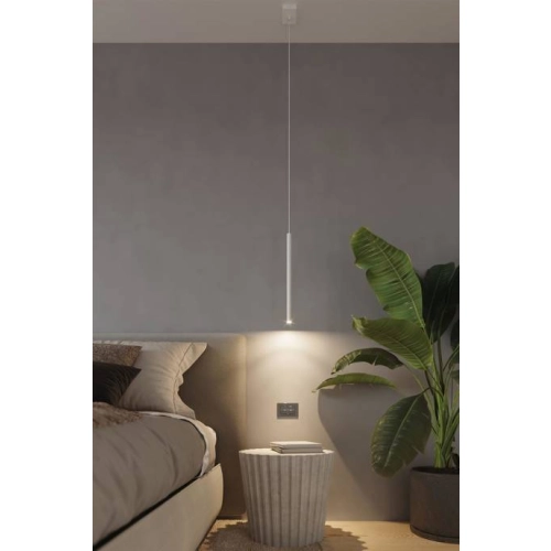 Lampa wisząca PASTELO 1 biała 1x12W G9 Sollux Lighting