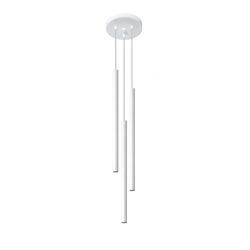 Lampa wisząca PASTELO 3P biała 3x12W G9 Sollux Lighting