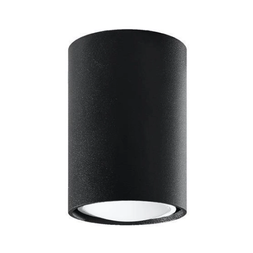 Lampa podsufitowa LAGOS 10 czarna 1x12W GU10 Sollux Lighting