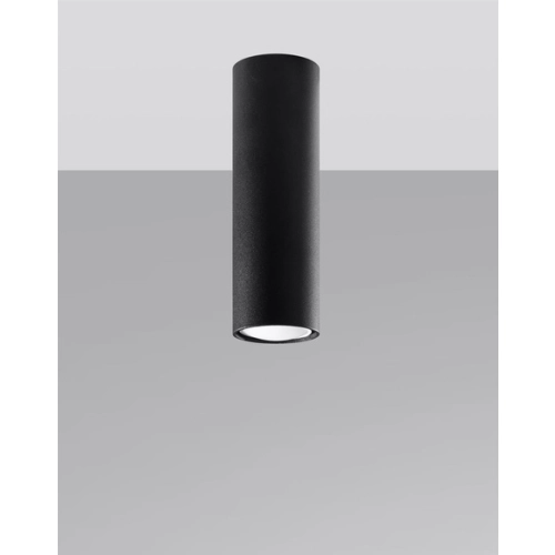 Lampa podsufitowa LAGOS 20 czarna 1x12W GU10 Sollux Lighting