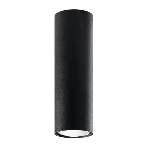 Lampa podsufitowa LAGOS 20 czarna 1x12W GU10 Sollux Lighting