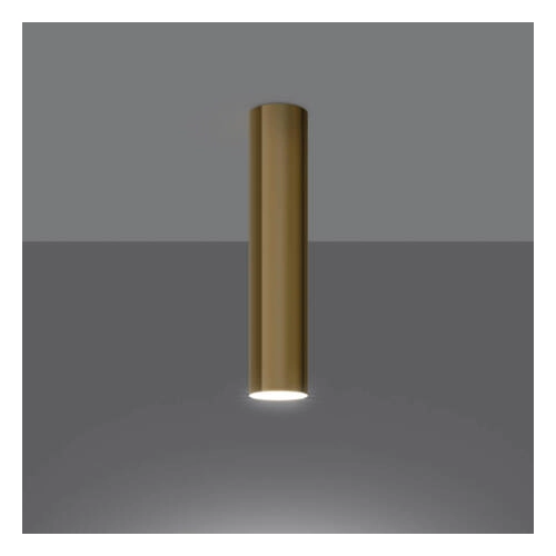 Lampa podsufitowa LAGOS 30 złota 1x10W GU10 Sollux Lighting