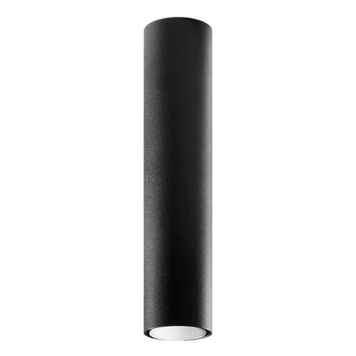 Lampa podsufitowa LAGOS 40 czarna 1x12W GU10 Sollux Lighting