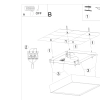 Kinkiet ceramiczny HELIOS 1x60W E27 Sollux Lighting