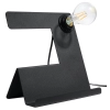 Lampa biurkowa INCLINE czarna 1x60W E27 Sollux Lighting