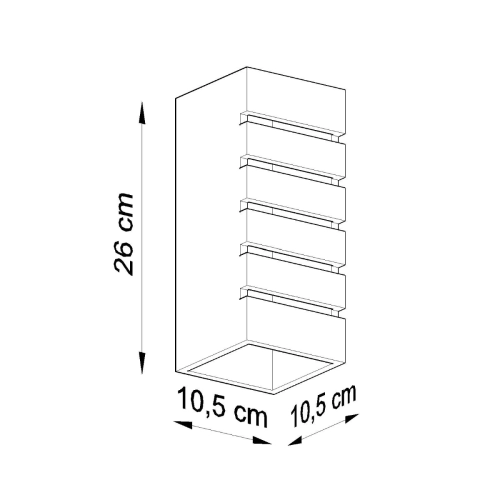 Kinkiet ceramiczny SAMIR 1x60W E27 Sollux Lighting