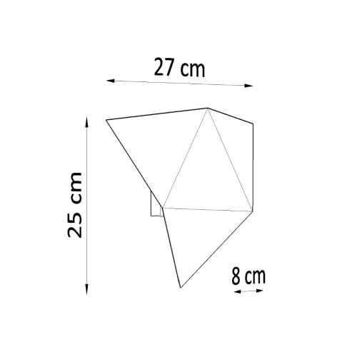 Kinkiet SOLIDO biały 2x40W G9 Sollux Lighting