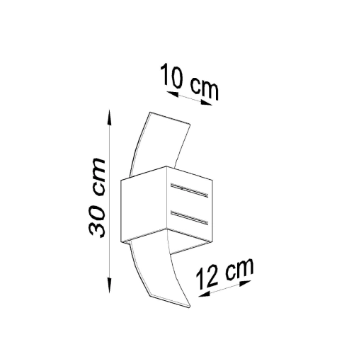 Kinkiet LORETO biały 1x40W G9 Sollux Lighting