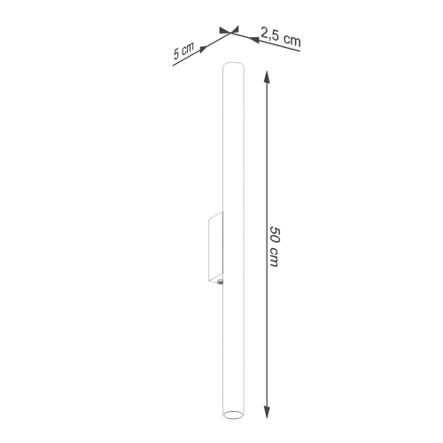 Kinkiet PASTELO 2 biały 2x8W G9 Sollux Lighting