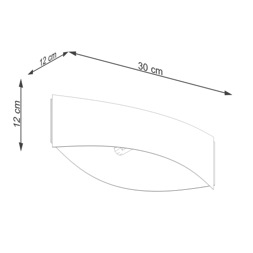 Kinkiet TONI czarny 1x8W G9 Sollux Lighting