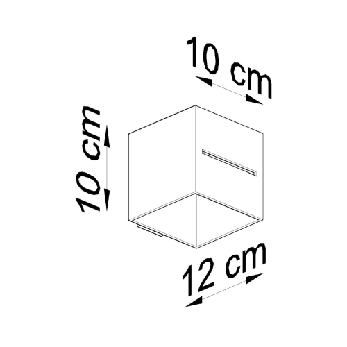 Kinkiet LOBO czarny 1x40W G9 Sollux Lighting