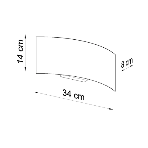 Kinkiet MAGNUS czarny 2x40W G9 Sollux Lighting