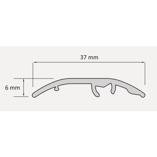 Profil aluminiowa All-in-One 37mm/0,93m Deep Taiga Pine