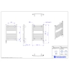 Grzejnik elektryczny OMEGA R Electro biały połysk 50x70 cm OMERE-50/70+GH-03C1 Instal Projekt