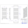 Grzejnik elektryczny STANDARD 3D Electro biały połysk 50x120 cm STDE-50/120+GH-09C1 Instal Projekt